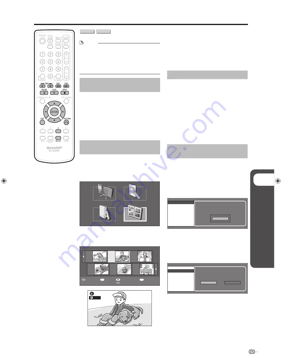 Sharp BD-HP21U - AQUOS Blu-Ray Disc Player Operation Manual Download Page 33