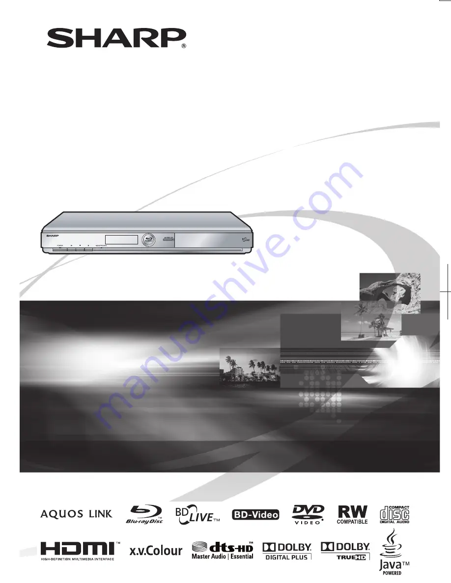 Sharp BD-HP22X Operation Manual Download Page 1