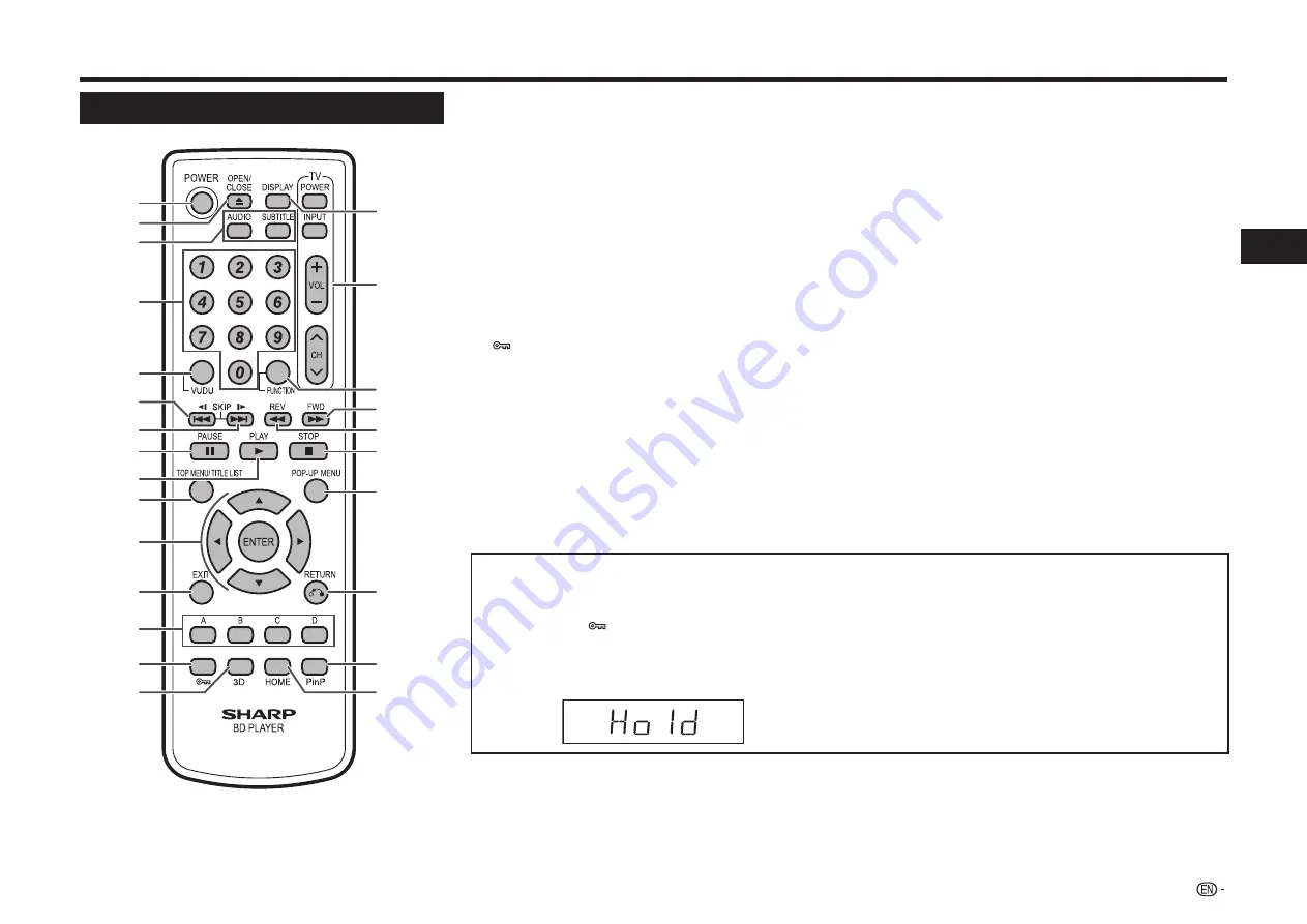 Sharp BD-HP35U Operation Manual Download Page 17