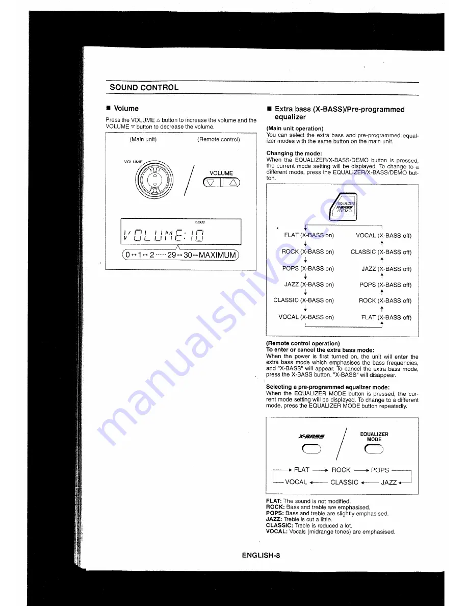 Sharp CD-BA1200H Operation Manual Download Page 9