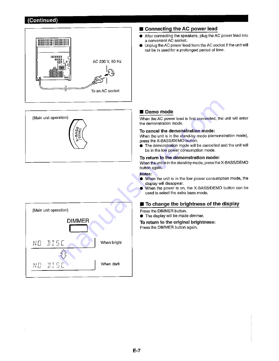 Sharp CD-BA2010H Скачать руководство пользователя страница 13