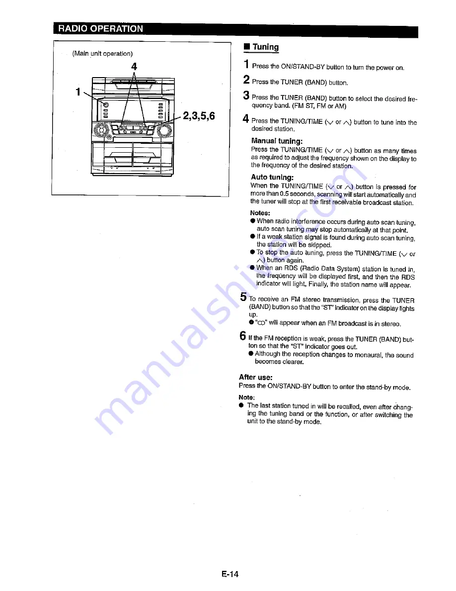 Sharp CD-BA2010H Operation Manual Download Page 20