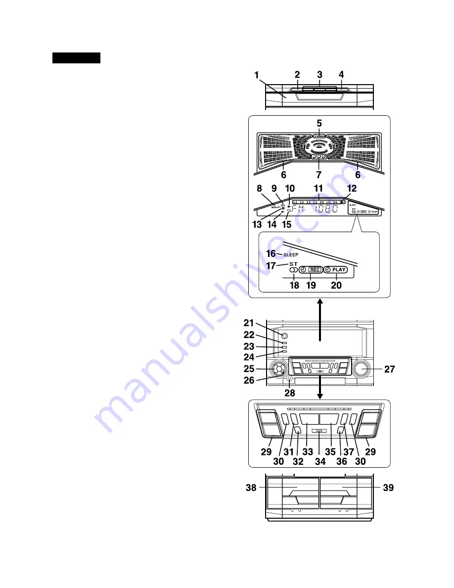 Sharp CD-BA3000 Скачать руководство пользователя страница 3