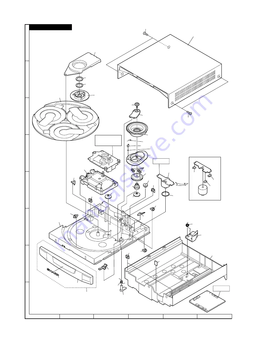 Sharp CD-BA3000 Service Manual Download Page 58