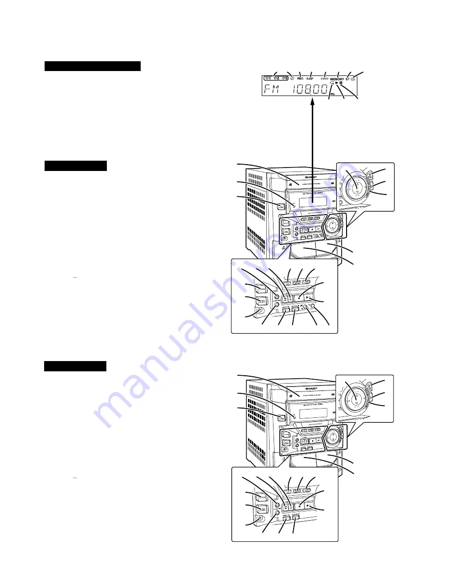 Sharp CD-BK100W Скачать руководство пользователя страница 4