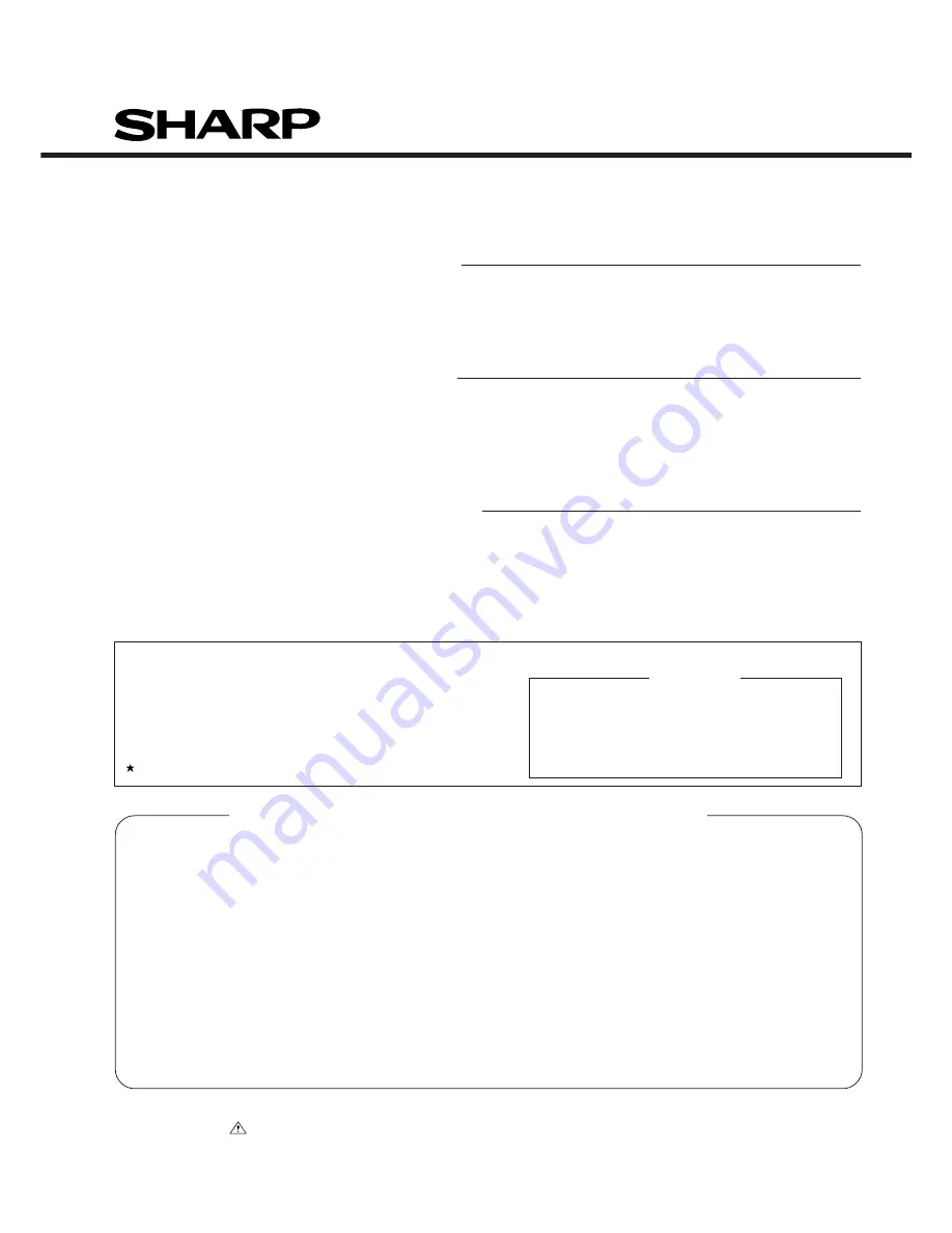 Sharp CD-BK1600V Service Manual Download Page 57