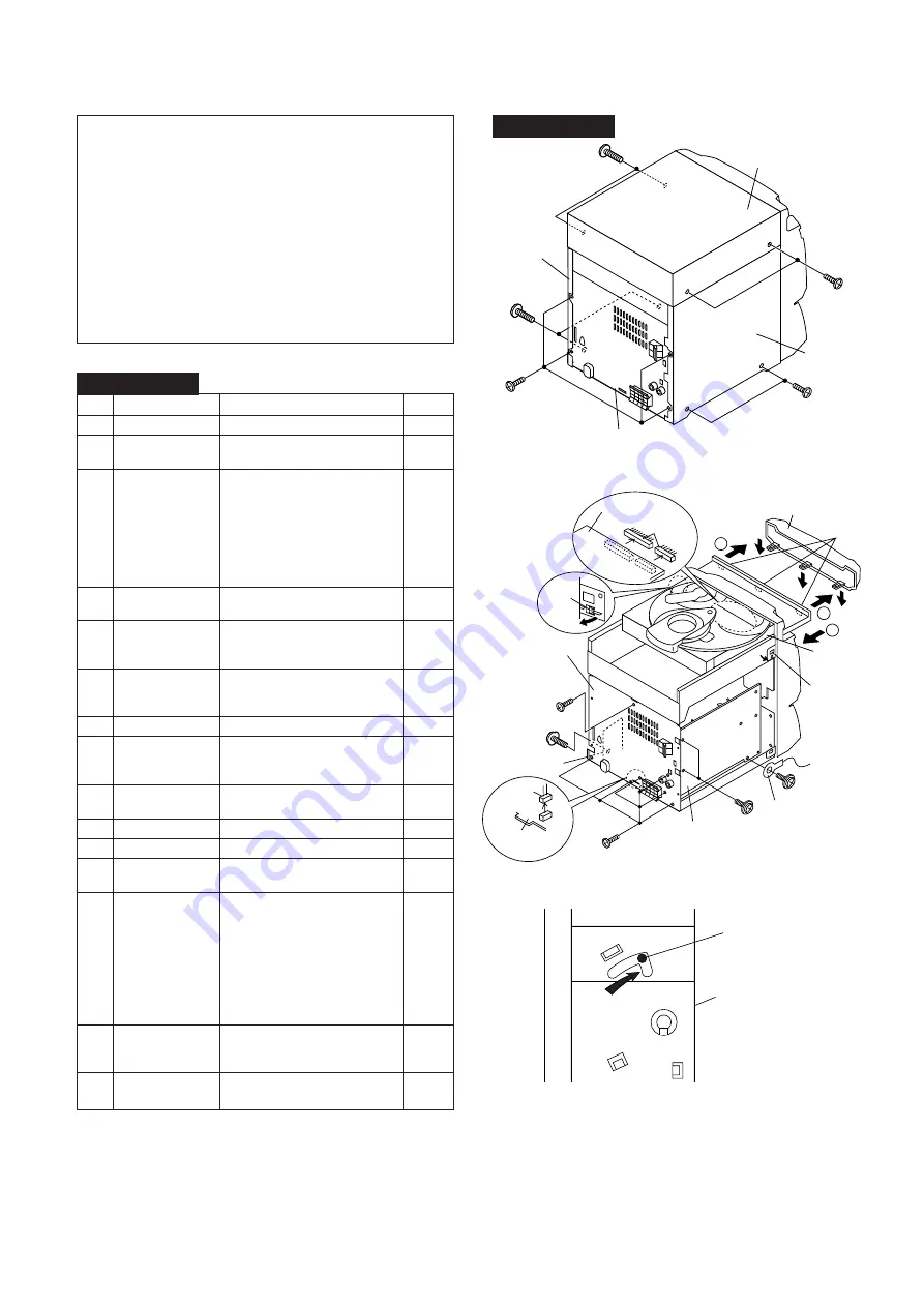 Sharp CD-BK300W Service Manual Download Page 9