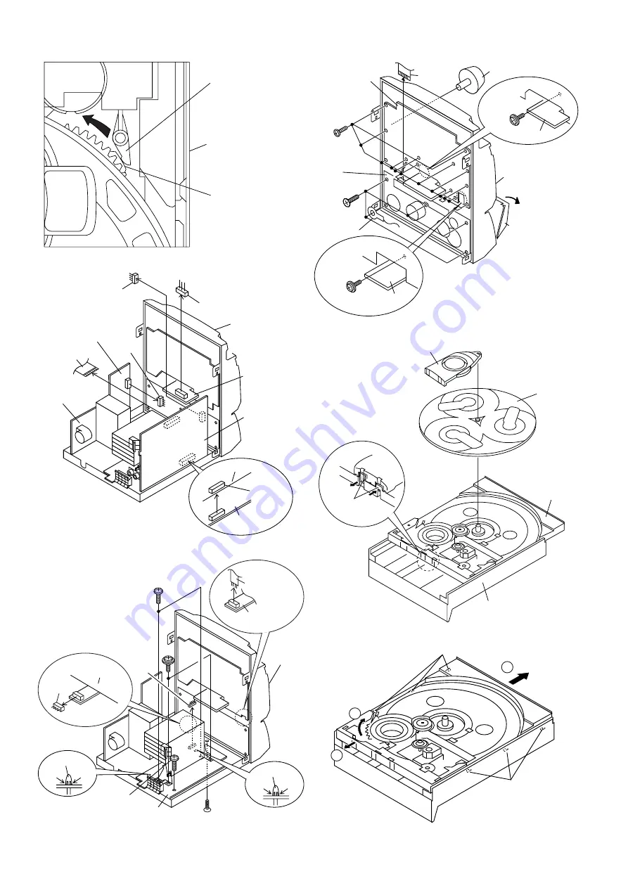 Sharp CD-BK300W Service Manual Download Page 10