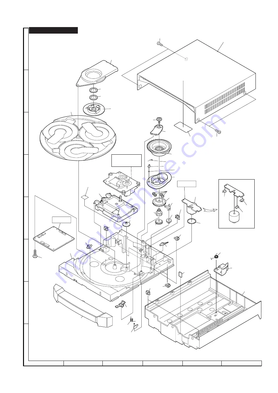 Sharp CD-BK300W Service Manual Download Page 65