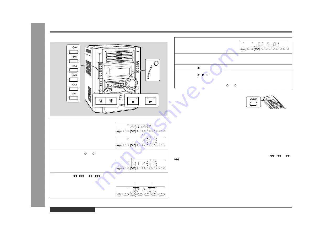 Sharp CD-BK3100W Operation Manual Download Page 18