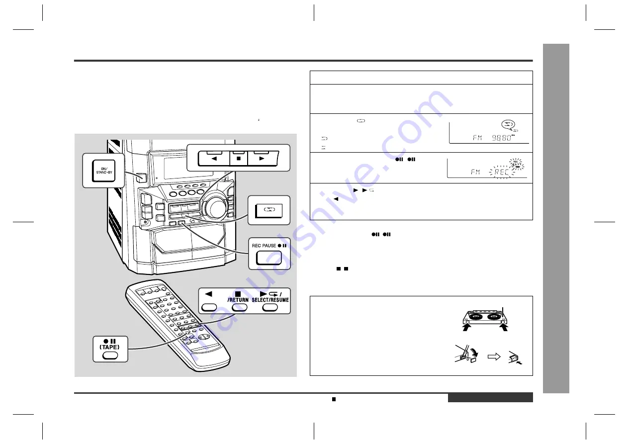 Sharp CD-BK310V Operation Manual Download Page 39