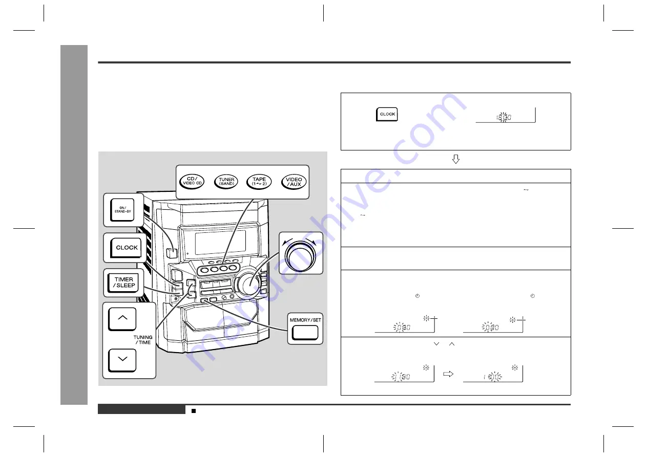 Sharp CD-BK310V Operation Manual Download Page 42