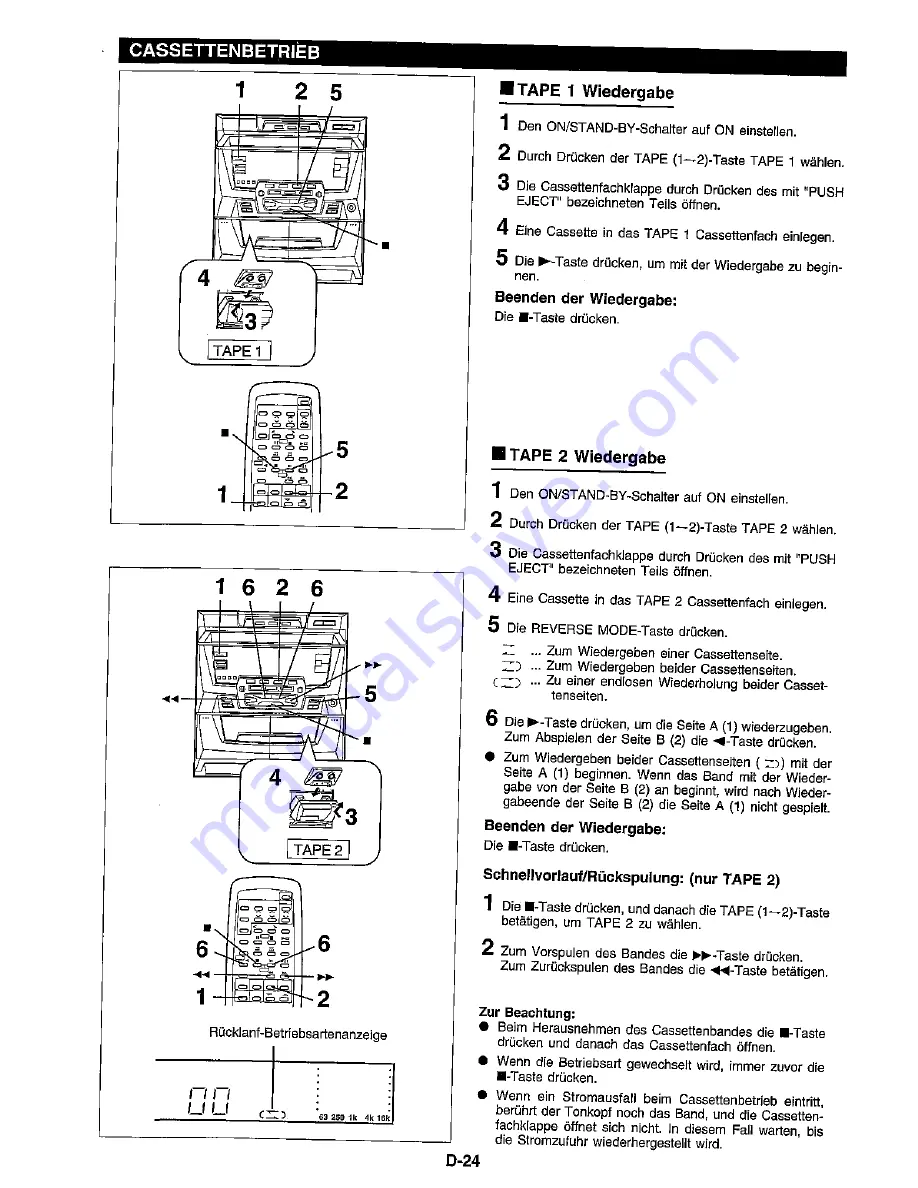 Sharp CD-C470H Скачать руководство пользователя страница 30