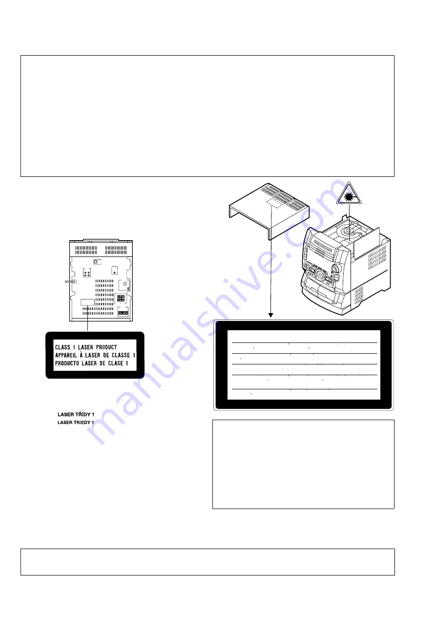 Sharp CD-C5H Service Manual Download Page 2