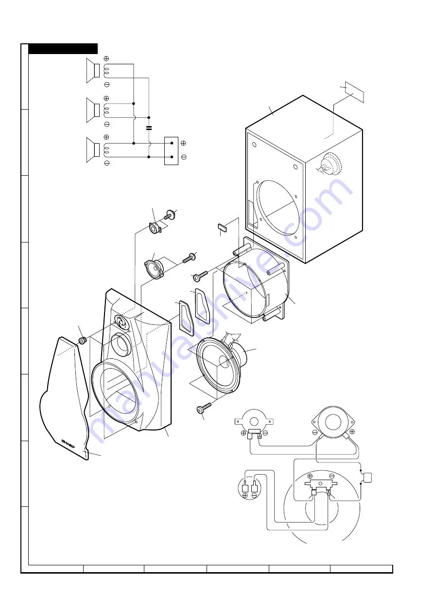 Sharp CD-C5H Service Manual Download Page 82