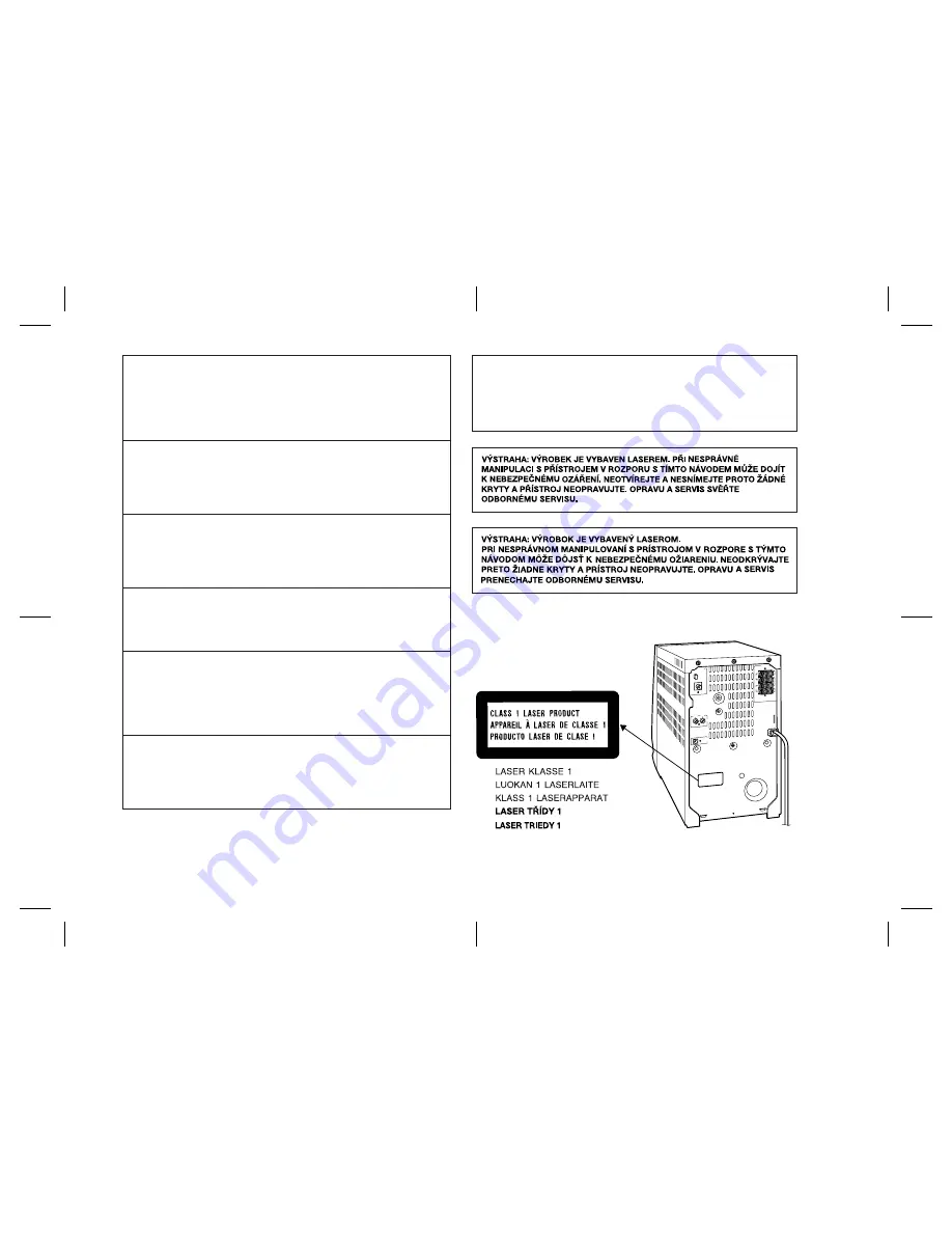 Sharp CD-CH1500H Operation Manual Download Page 5