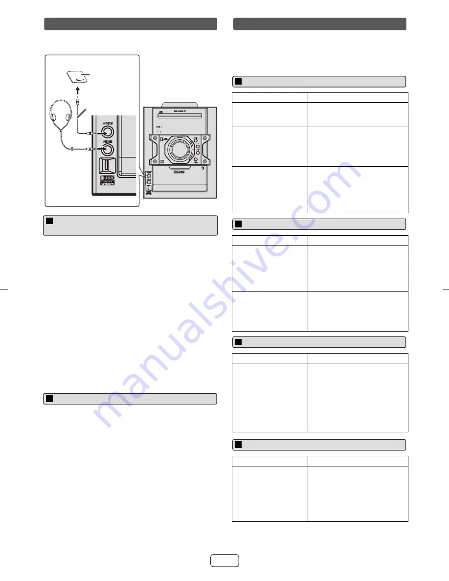 Sharp CD-DH899N Operation Manual Download Page 14