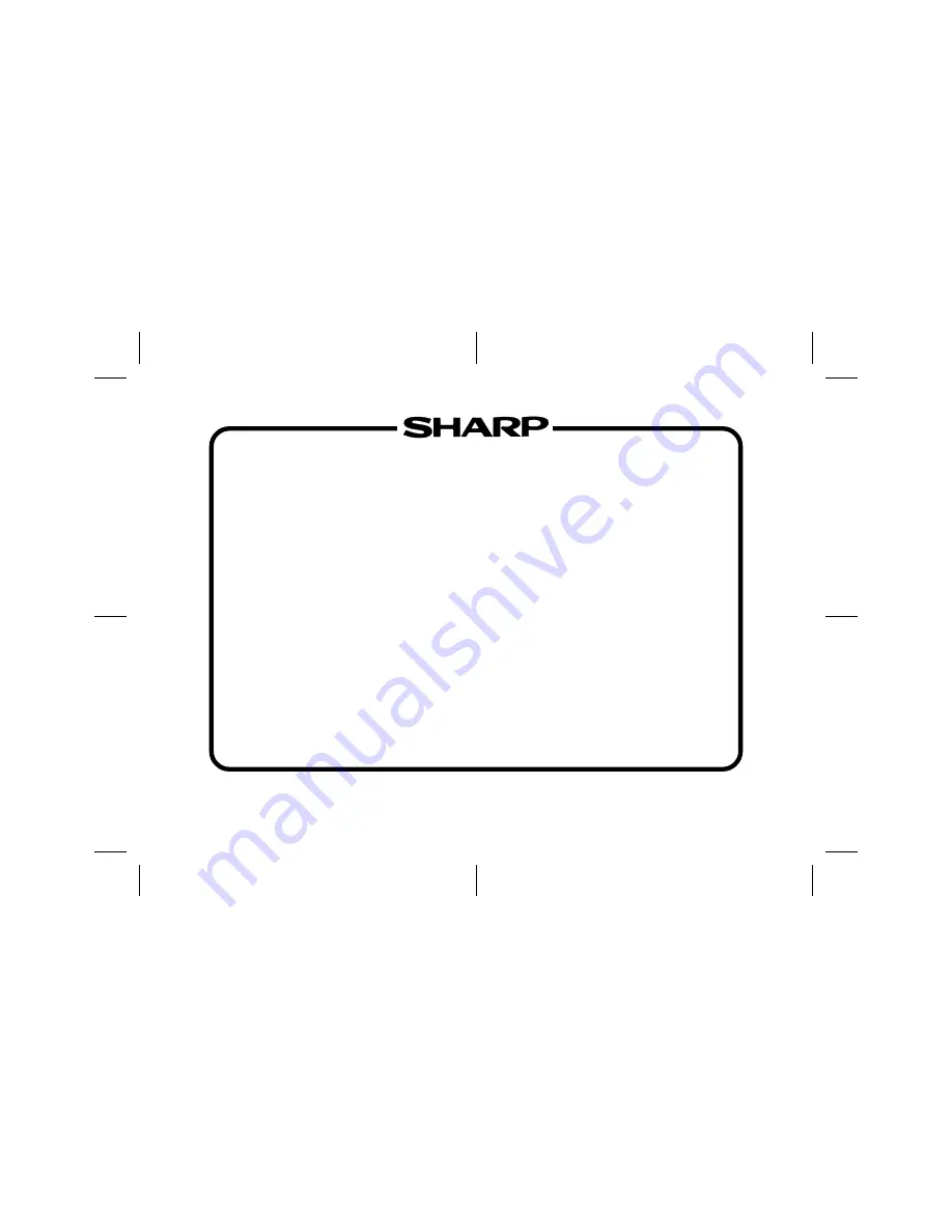 Sharp CD-E800W Operation Manual Download Page 35