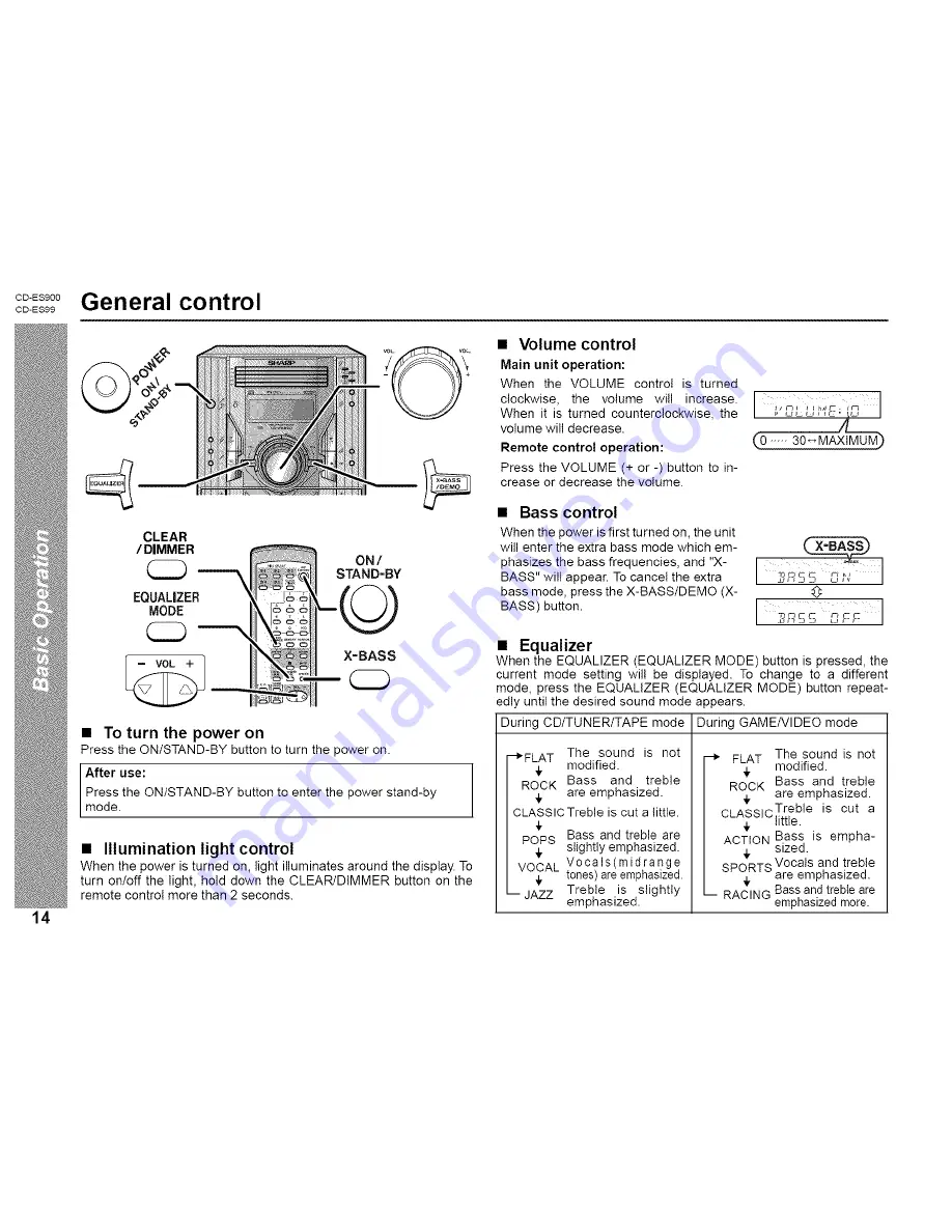 Sharp CD-ES900 Operation Manual Download Page 14