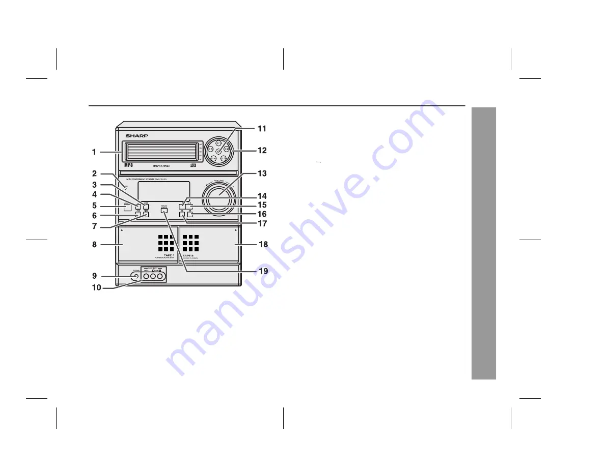 Sharp CD-G15000 Скачать руководство пользователя страница 7