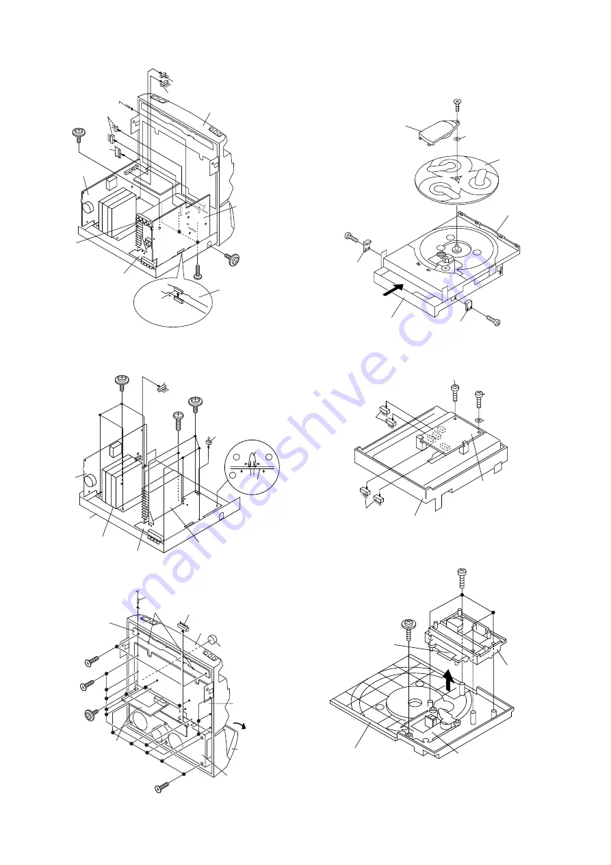 Sharp CD-K1861V Service Manual Download Page 8