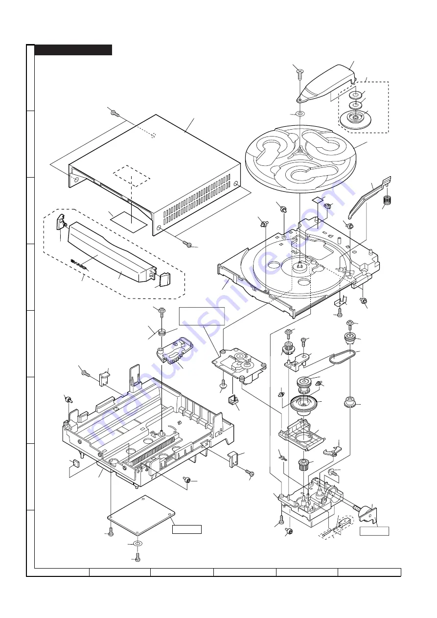 Sharp CD-K1861V Service Manual Download Page 76