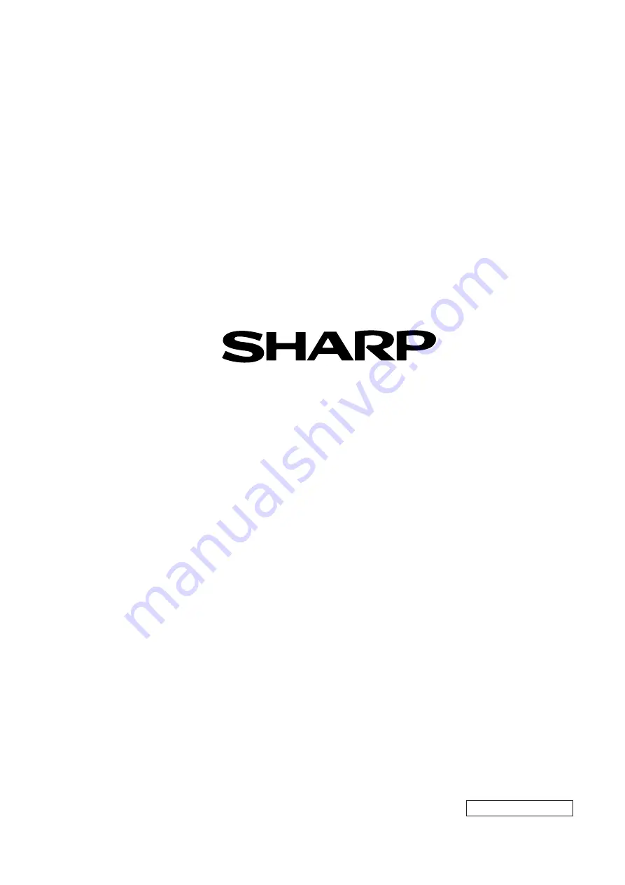 Sharp CD-K1861V Service Manual Download Page 80