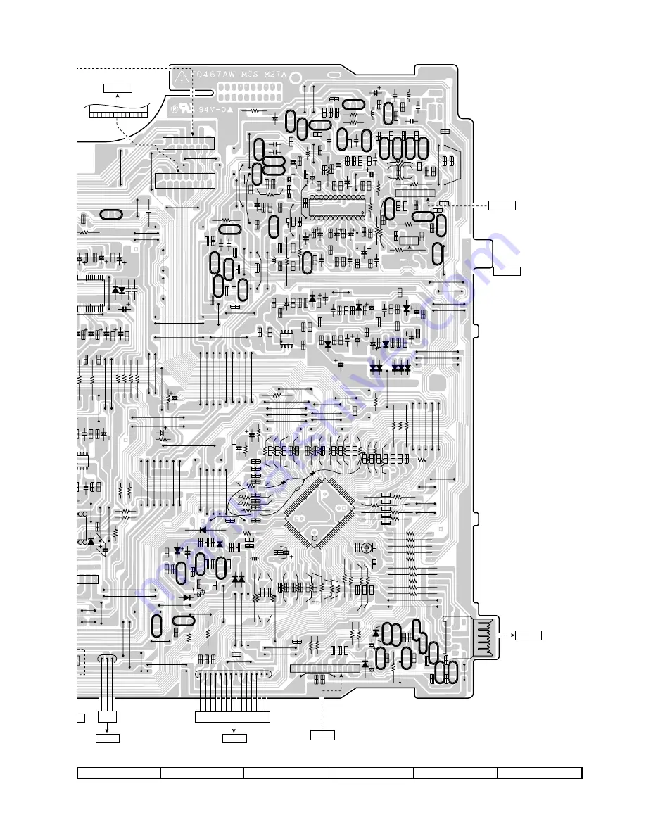 Sharp CD-K491W Service Manual Download Page 43