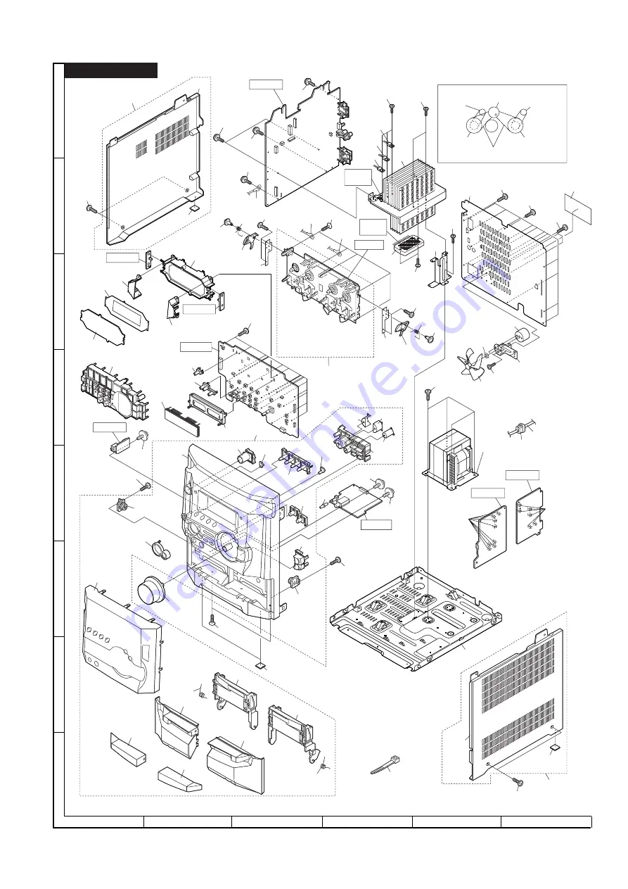 Sharp CD-M5000W Service Manual Download Page 59