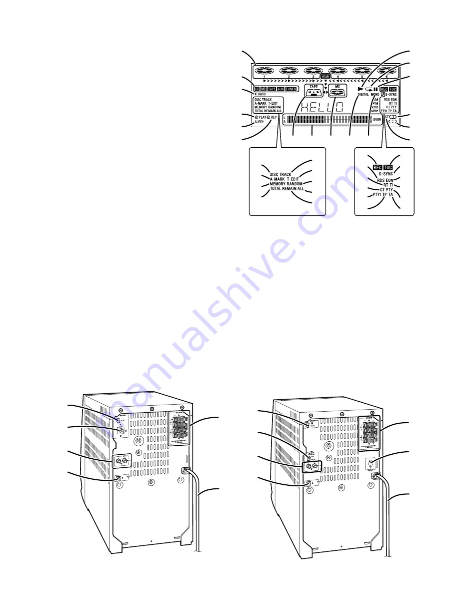 Sharp CD-MD3000H Скачать руководство пользователя страница 7