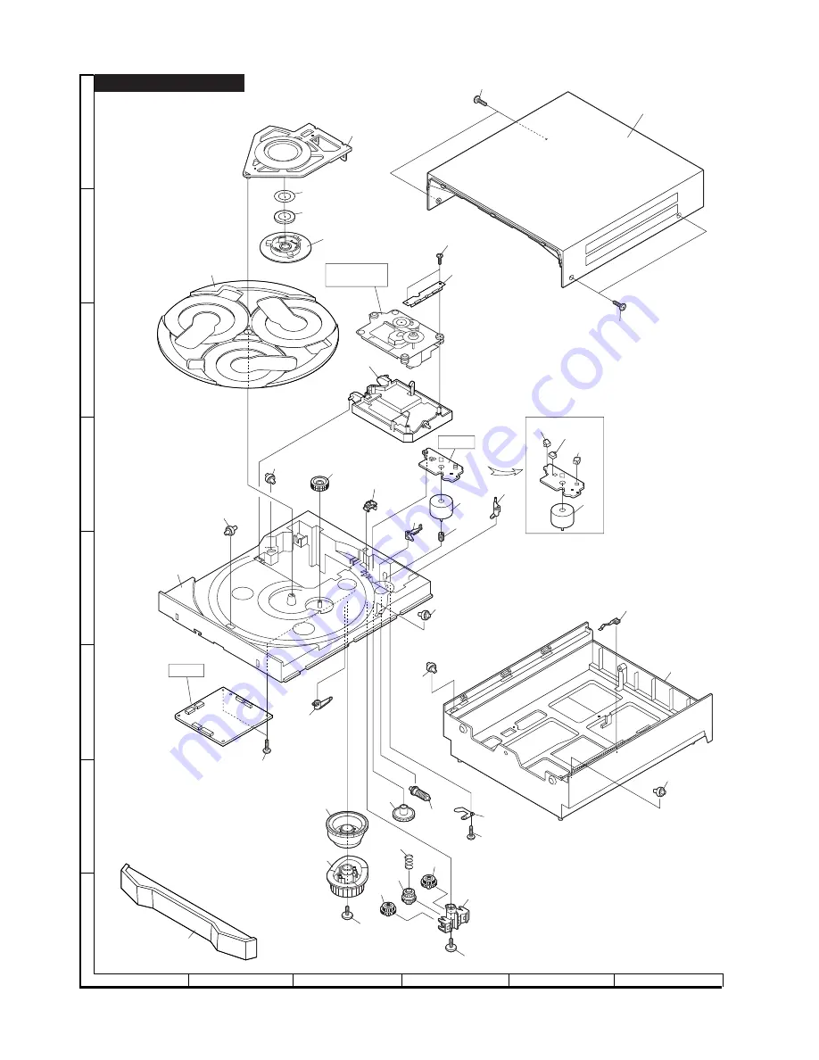 Sharp CD-MP700 Service Manual Download Page 62