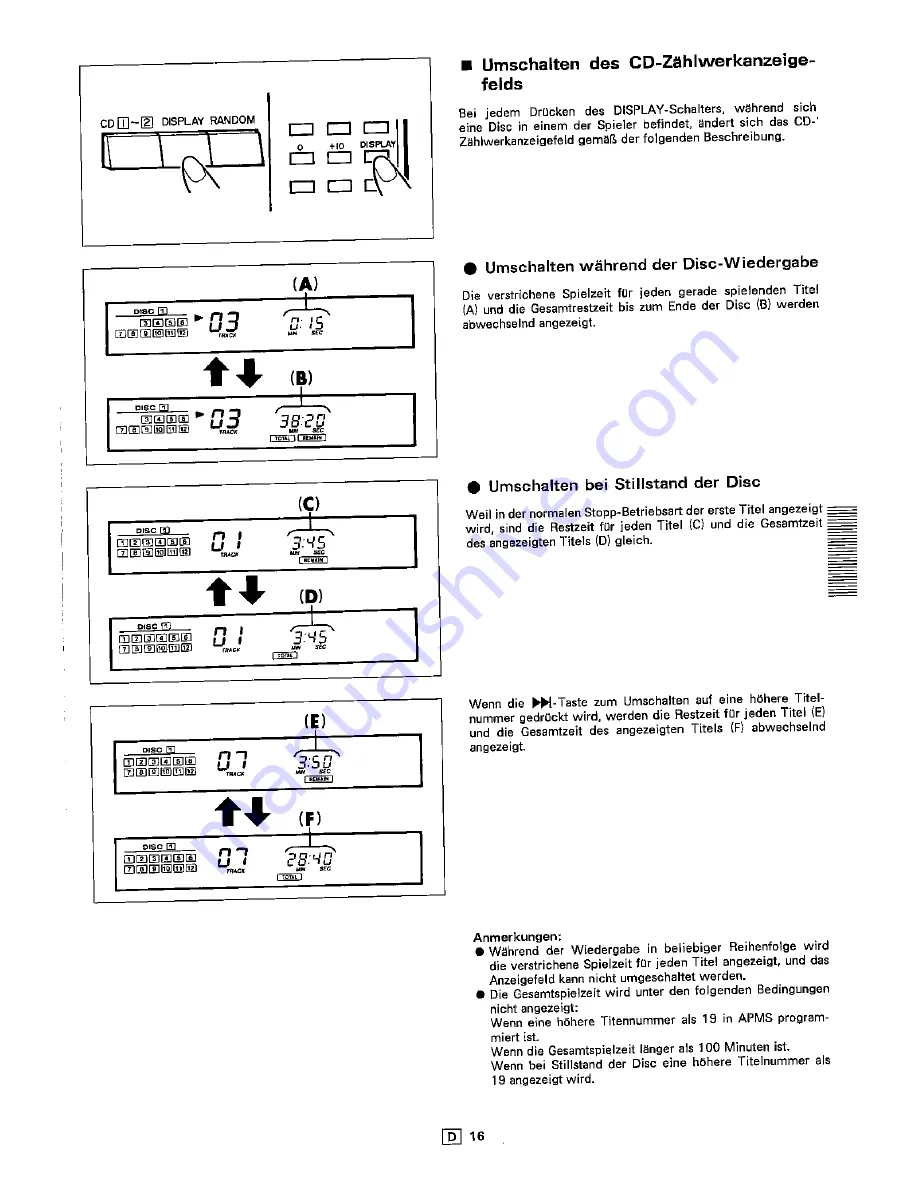 Sharp CD-X99H Operation Manual Download Page 27