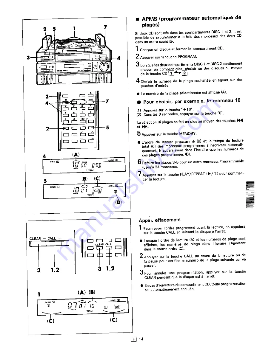 Sharp CD-X99H Operation Manual Download Page 47