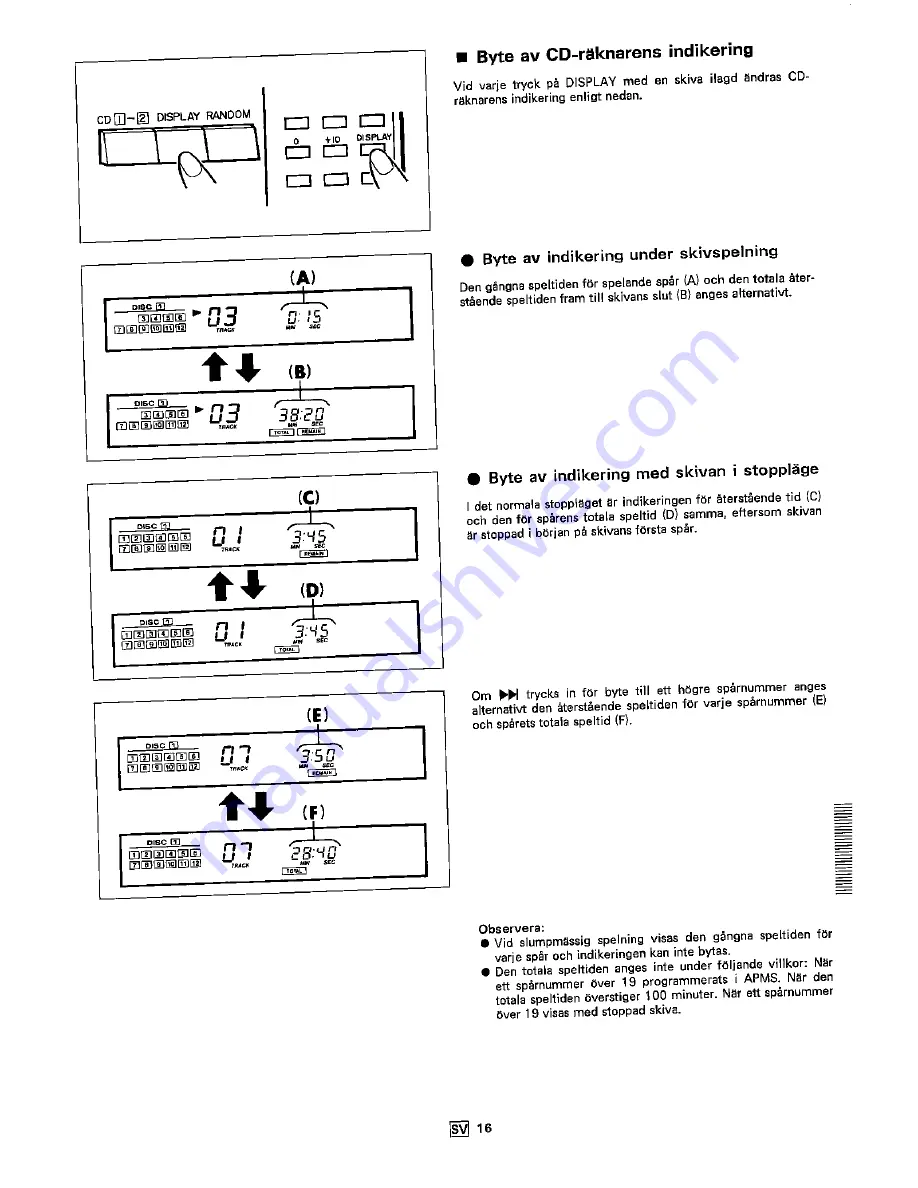 Sharp CD-X99H Operation Manual Download Page 93