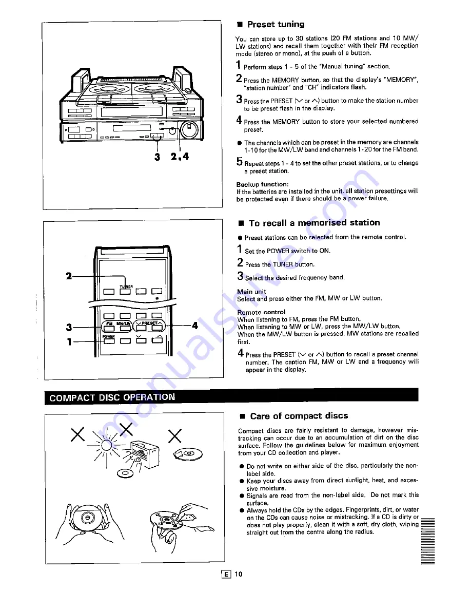 Sharp CD-X99H Operation Manual Download Page 131