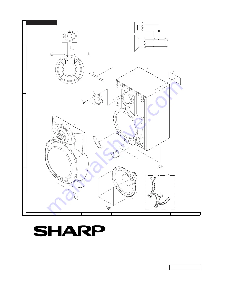 Sharp CD-XP305V Service Manual Download Page 68