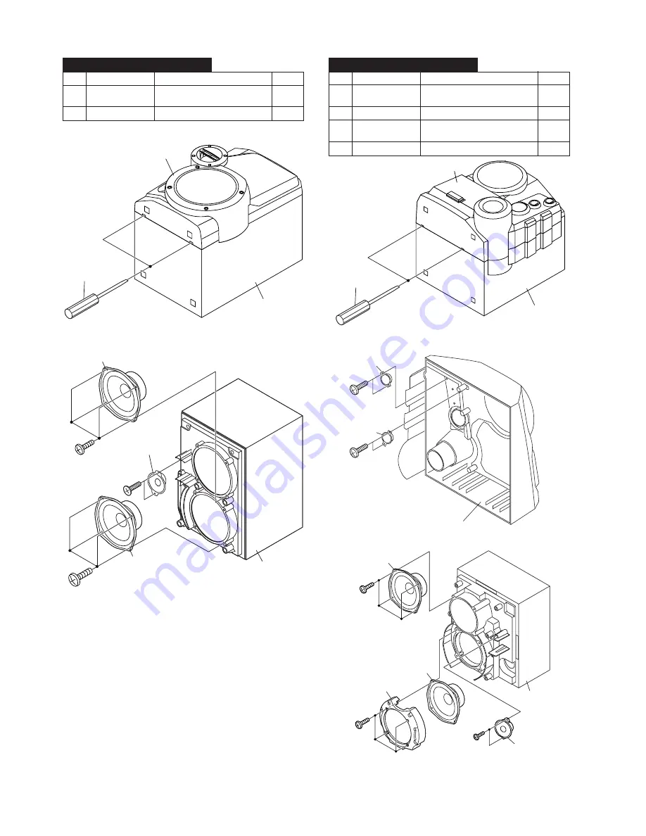 Sharp CD-XP500A Service Manual Download Page 8