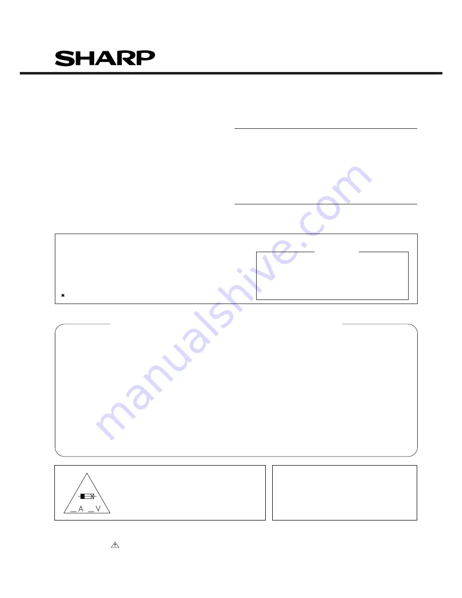 Sharp CD-XP700 Service Manual Download Page 59