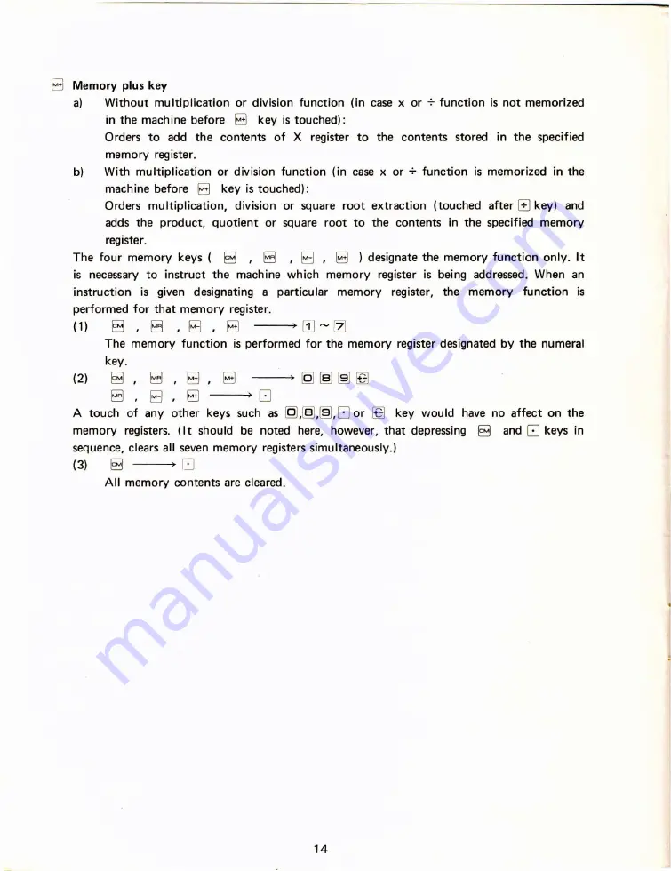 Sharp COMPET CS-363 Series Instruction Manual Download Page 19