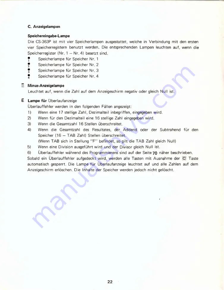 Sharp COMPET CS-363 Series Instruction Manual Download Page 27