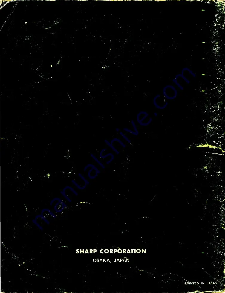 Sharp COMPET CS-363 Series Instruction Manual Download Page 134