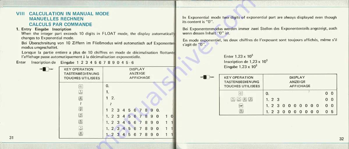 Sharp COMPET PC-1001 Скачать руководство пользователя страница 18