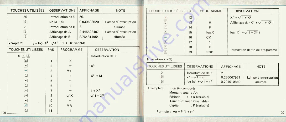 Sharp COMPET PC-1001 Instruction Manual Download Page 53