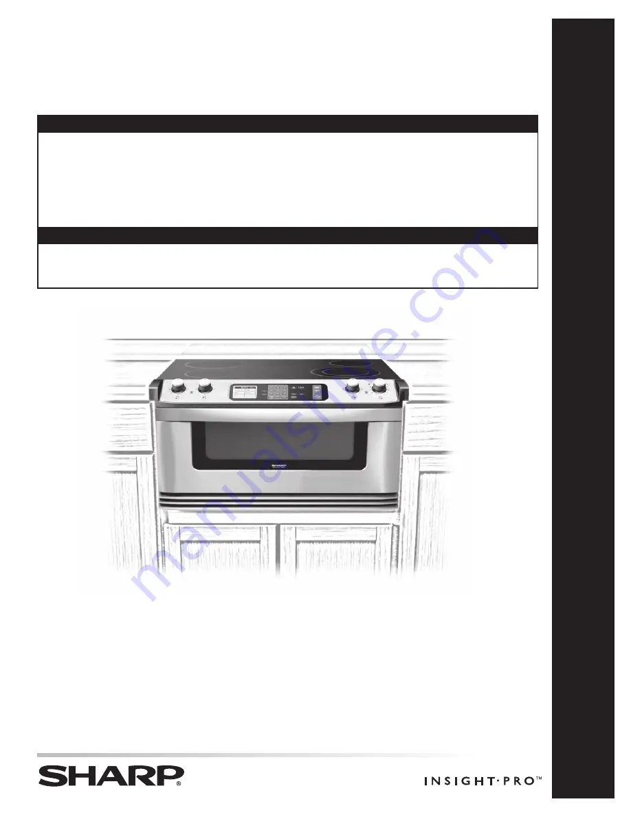 Sharp Cooktop Installation Manual Download Page 1