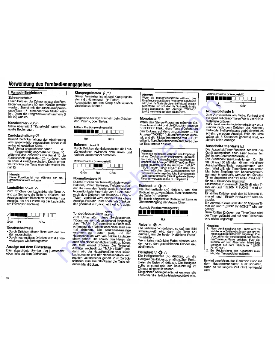 Sharp CT-2110S Operation Manual Download Page 20