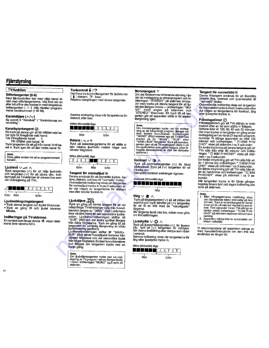 Sharp CT-2110S Operation Manual Download Page 28