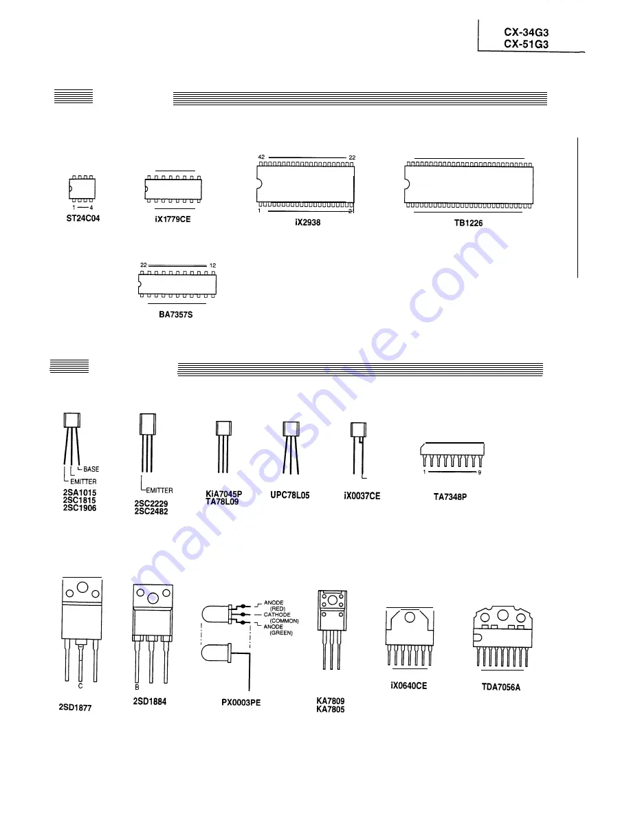 Sharp CX-34G3 Service Manual Download Page 19