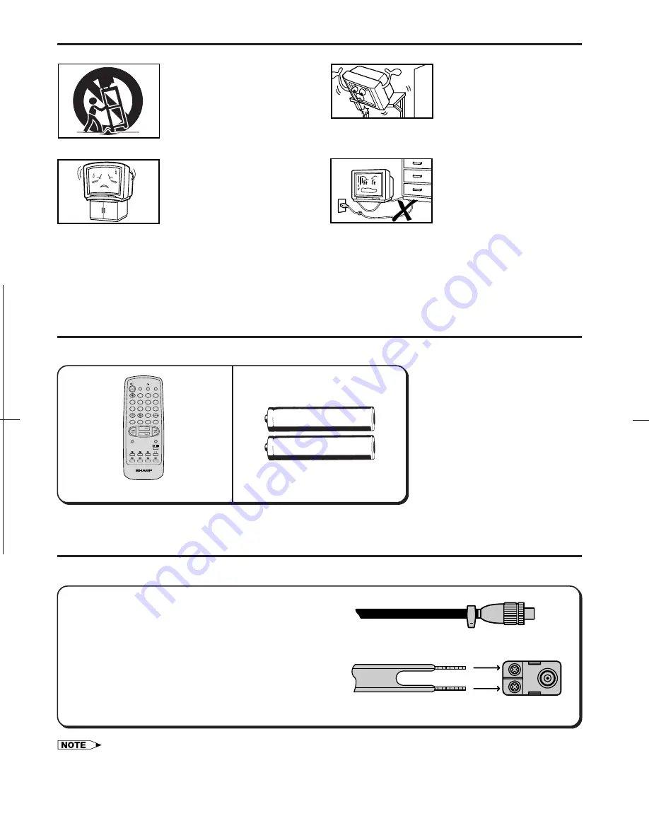 Sharp CX51LTXZ Operation Manual Download Page 3