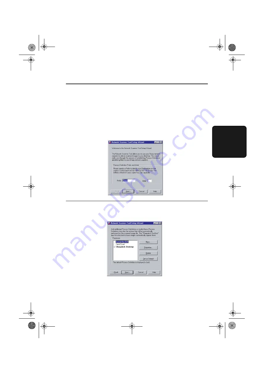 Sharp DC500 - B/W Laser - All-in-One Networking Manual Download Page 103