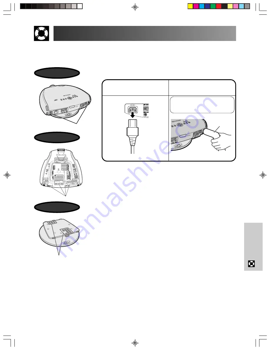 Sharp DT 200 - Home Theater TV Projector Operation Manual Download Page 49